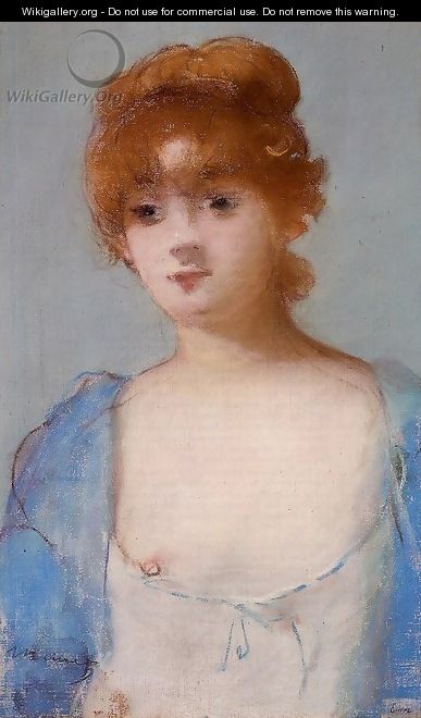 Young Woman in a Negligee - Edouard Manet