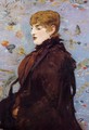 Autumn, Portait of Mery Laurent in a Brown Fur Cape - Edouard Manet