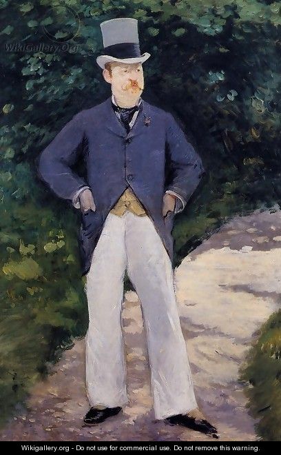 Portrait of Monsieur Brun - Edouard Manet