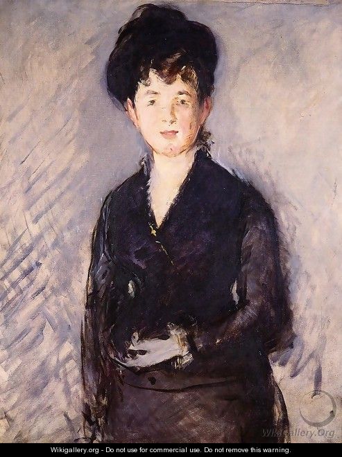 Woman with a Gold Pin - Edouard Manet
