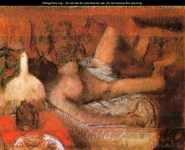Reclining Nude - Edgar Degas