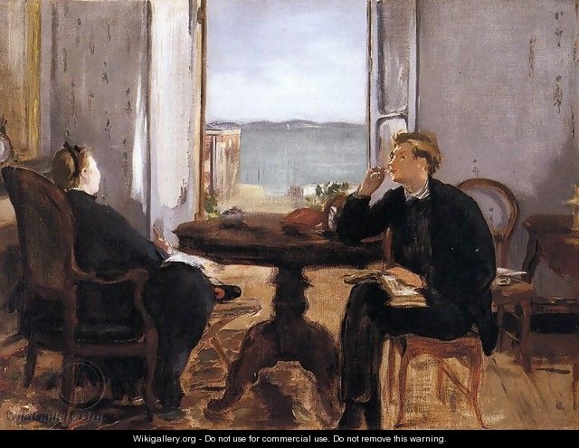Interior at Arcachon - Edouard Manet