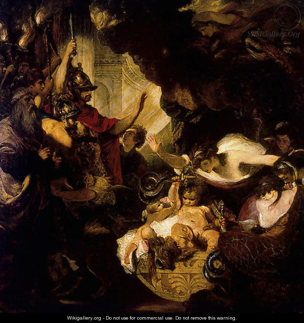 The Infant Hercules Strangling the Serpents - Sir Joshua Reynolds
