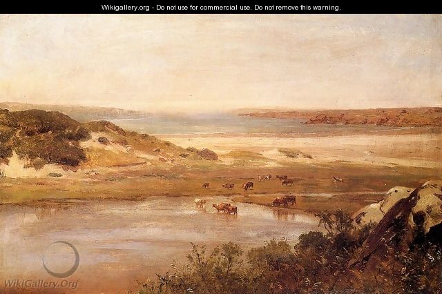 Landscape with River - Thomas Worthington Whittredge