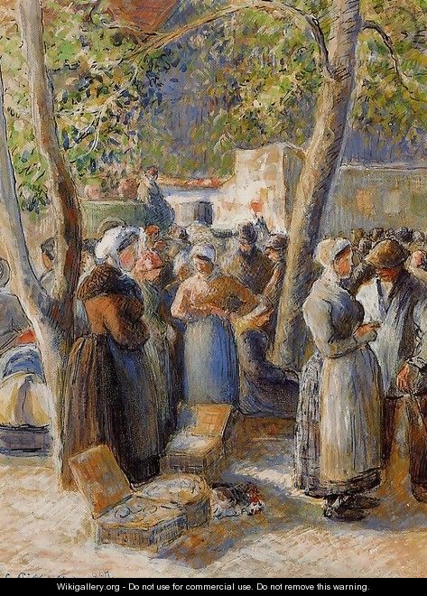 The Market in Gisors - Camille Pissarro