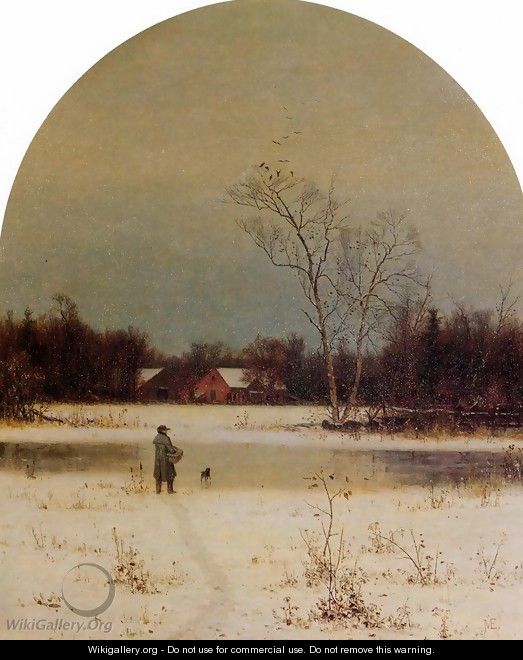 The Frozen Pond - Jervis McEntee