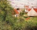 Houses at Knocke, Belgium - Camille Pissarro