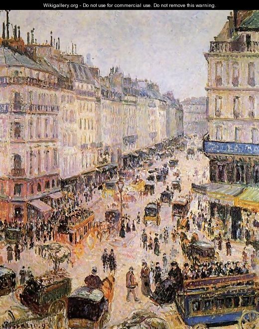 Rue Saint-Lazare I - Camille Pissarro