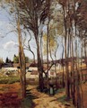 A Village through the Trees - Camille Pissarro