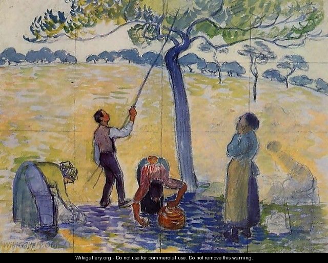 Picking Apples - Camille Pissarro