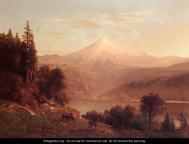 View of Mount Hood - Thomas Hill