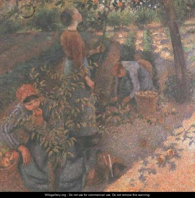 Apple Picking - Camille Pissarro