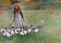 Little Goose Girl - Camille Pissarro