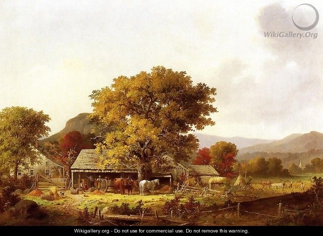 cider making in the country - George Henry Durrie