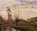 Landscape with Small Stream - Camille Pissarro