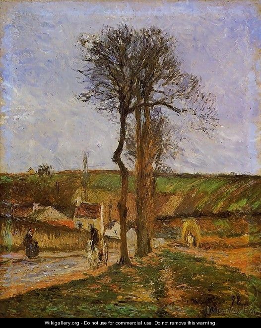 Near Pointoise - Camille Pissarro
