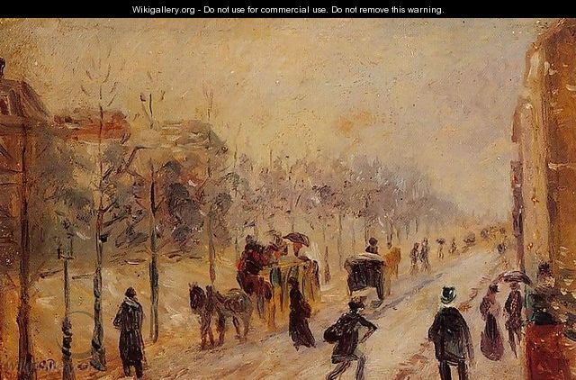 Boulevard des Batignolles - Camille Pissarro