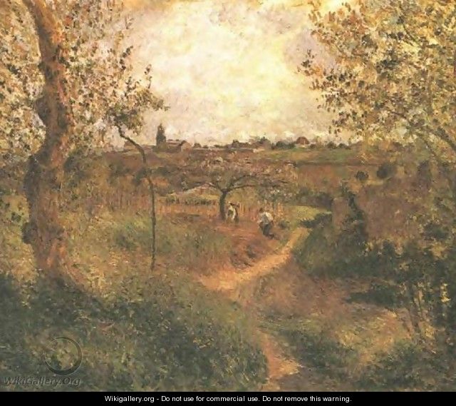 A Path Across the Fields - Camille Pissarro