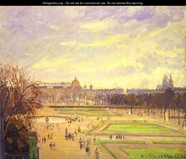 The Tuileries Gardens I - Camille Pissarro