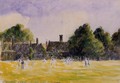 Hampton Court Green - Camille Pissarro