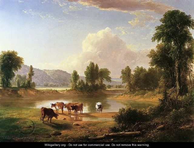 View of Esopus Creek, Ulster County, New York - Asher Brown Durand