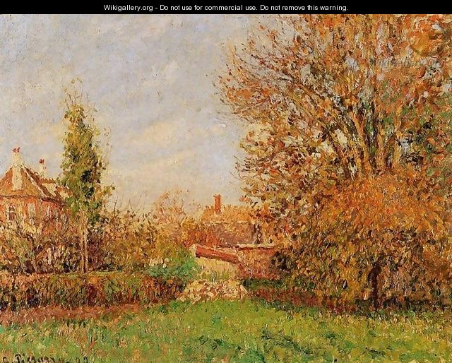 Autunm in Eragny - Camille Pissarro