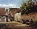 Village Corner - Camille Pissarro