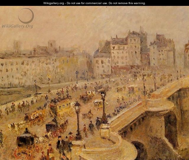 Pont-Neuf: Fog - Camille Pissarro