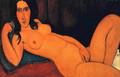 Reclining Nude with Loose Hair - Amedeo Modigliani