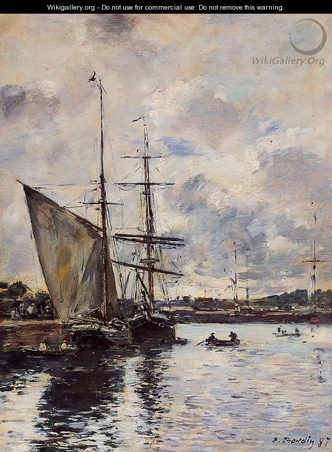Deauville, the Harbor VII - Eugène Boudin