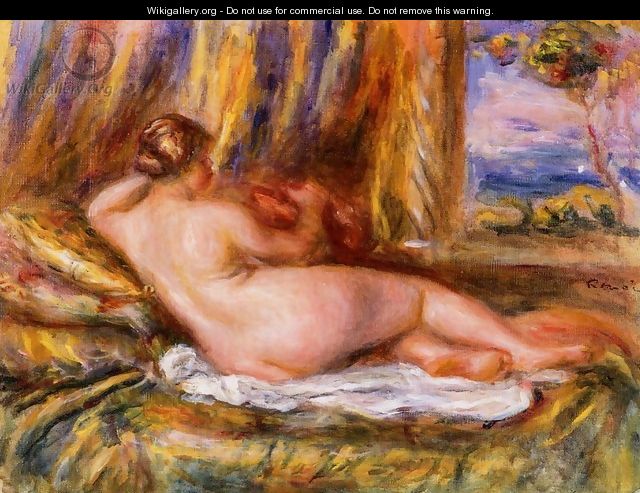 Reclining Nude I - Pierre Auguste Renoir