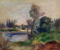 Banks of the River I - Pierre Auguste Renoir