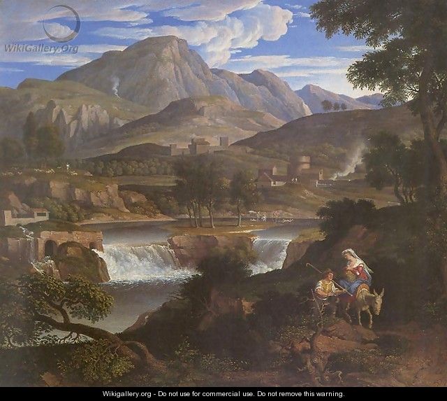 Waterfalls at Subiaco - Joseph Anton Koch