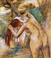 Bather by the Water - Edgar Degas