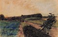 Landscape on the Orne - Edgar Degas