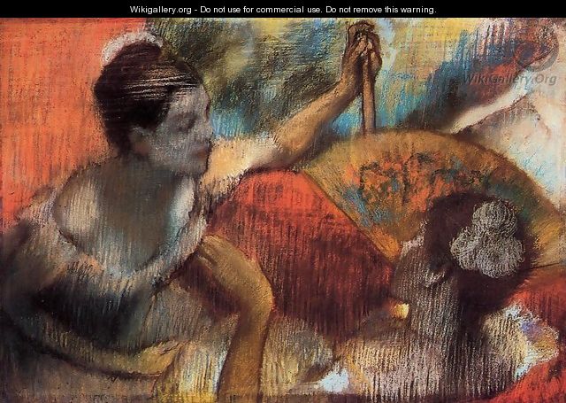 Dancers in a Box - Edgar Degas