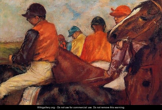 Jockeys III - Edgar Degas