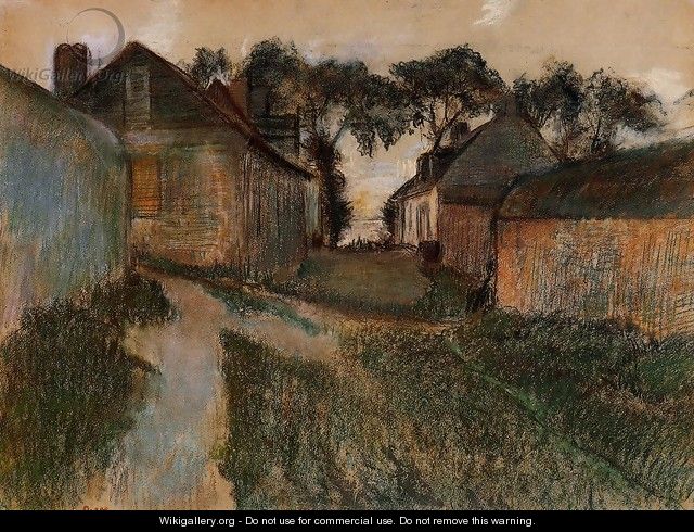 Rue Quesnoy, Saint-Valery-sur-Somme - Edgar Degas