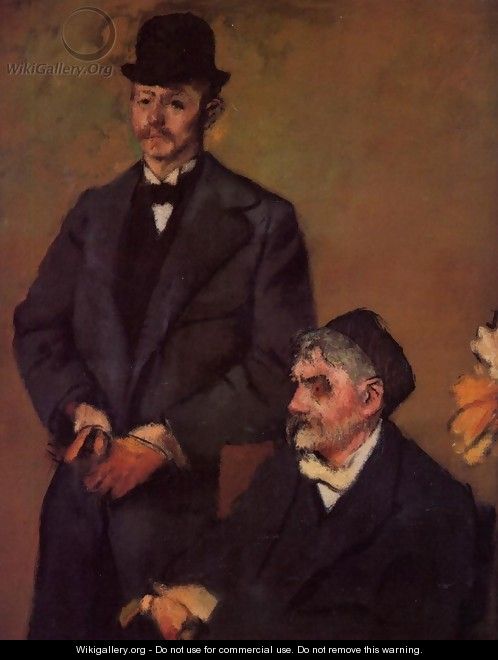 Henri Rouart and His Son Alexis - Edgar Degas