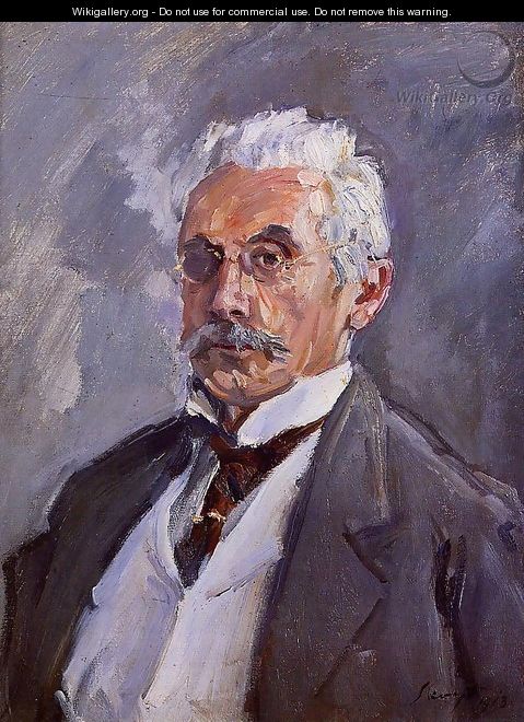 Portrait of Carl Steinbart - Max Slevogt