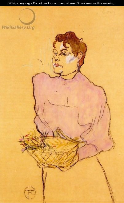 The Flower Seller - Henri De Toulouse-Lautrec