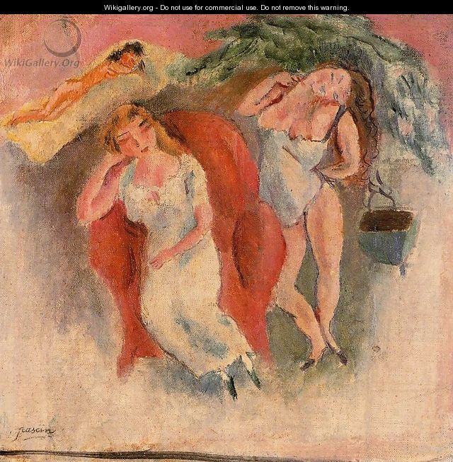 Composition with Three Women - Jules Pascin