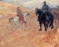 Two Knights in Armor - Henri De Toulouse-Lautrec