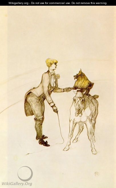 At the Circus: The Animal Trainer - Henri De Toulouse-Lautrec