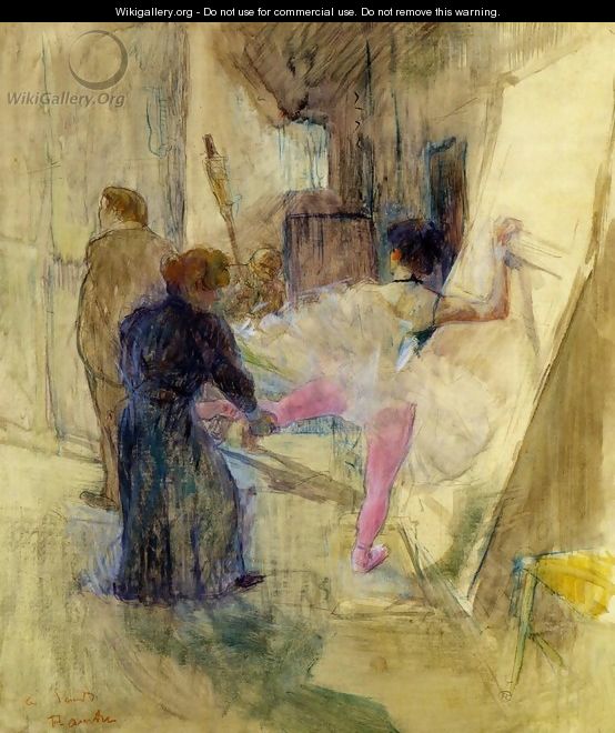 Behind the Scenes - Henri De Toulouse-Lautrec