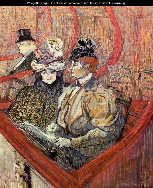 The Grand Tier - Henri De Toulouse-Lautrec