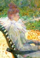 Madame E. Tapie de Celeyran in a Garden - Henri De Toulouse-Lautrec
