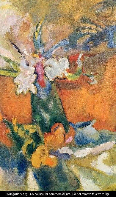 The Vase of Flowers - Jules Pascin