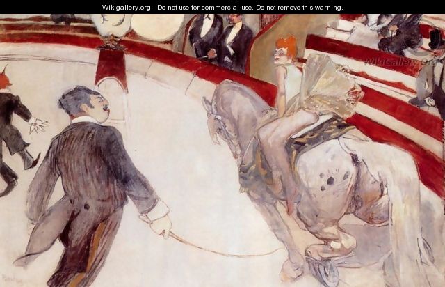 At the Cirque Fernando: The Ringmaster - Henri De Toulouse-Lautrec