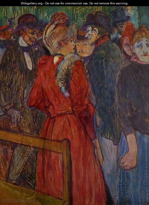 At the Moulin de la Galette - Henri De Toulouse-Lautrec